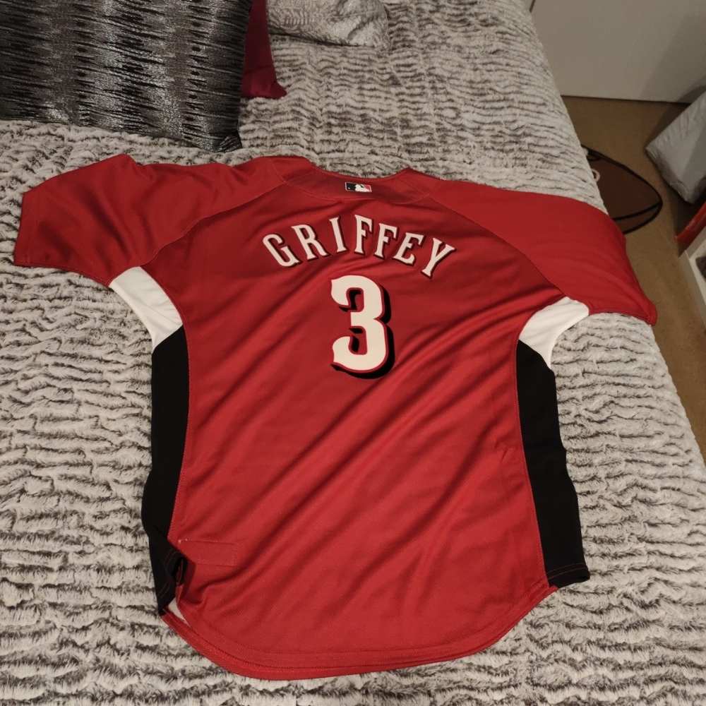 2007 Cincinnati Reds Ken Griffey jr throwback Jersey